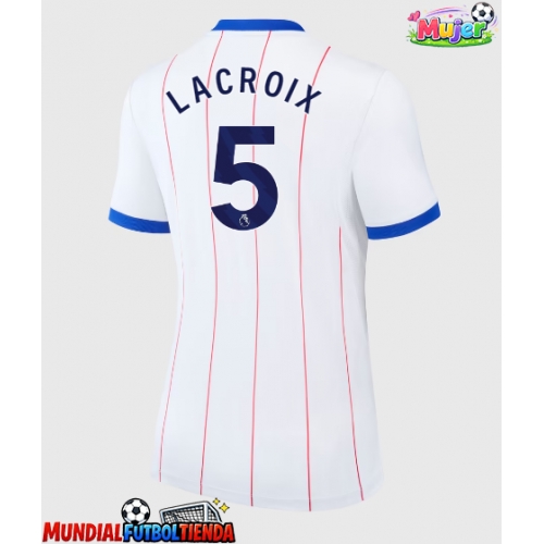Camiseta Chelsea Maxence Lacroix #5 Tercera Equipación Replica 2026-27 para mujer mangas cortas